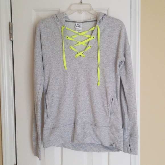 Victoria's Secret Sport Front Lace Up Pullover - Picture 1 of 5